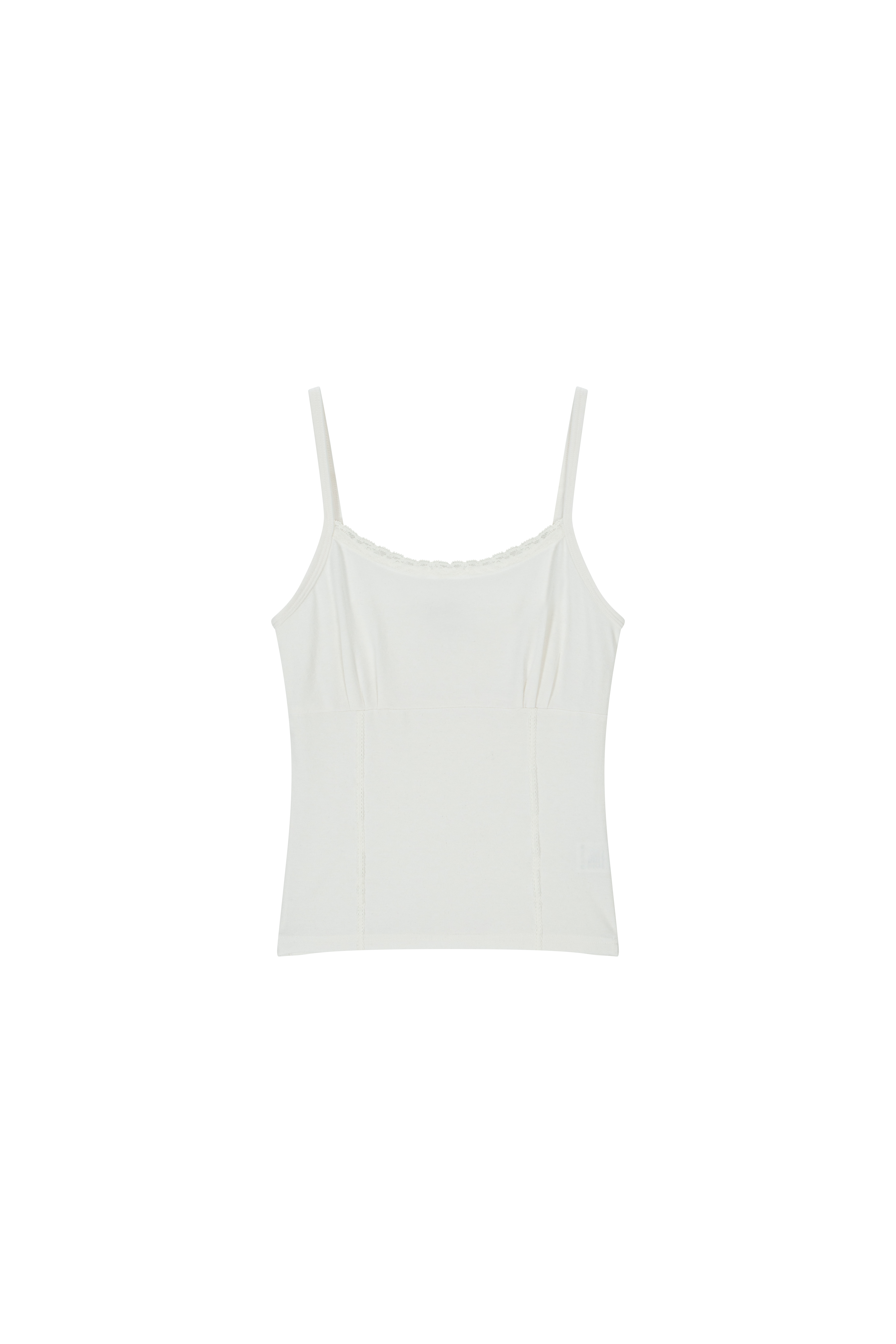 Basic Lace Tank (White)