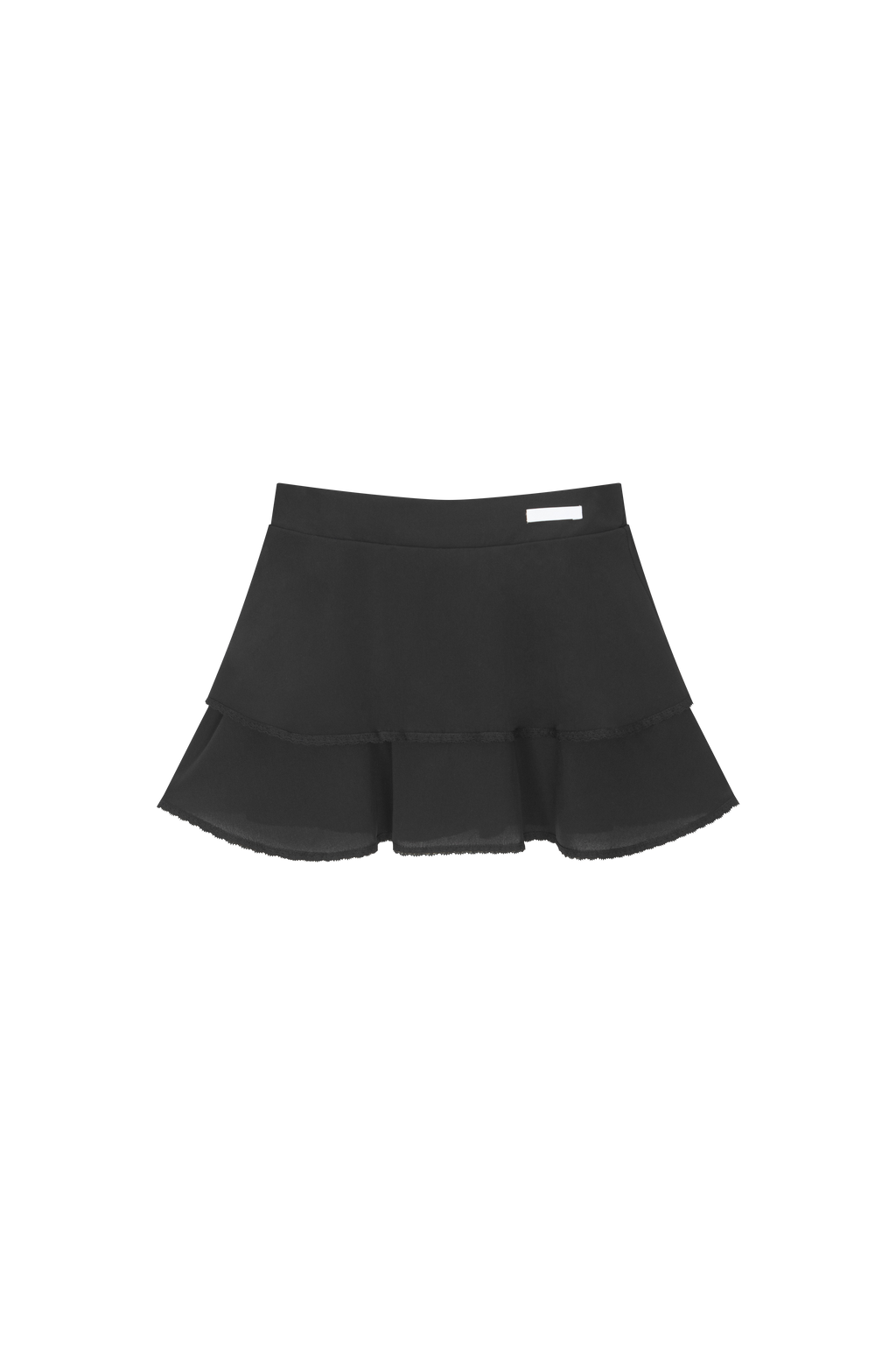 Plie Chiffon Skirt (Black)