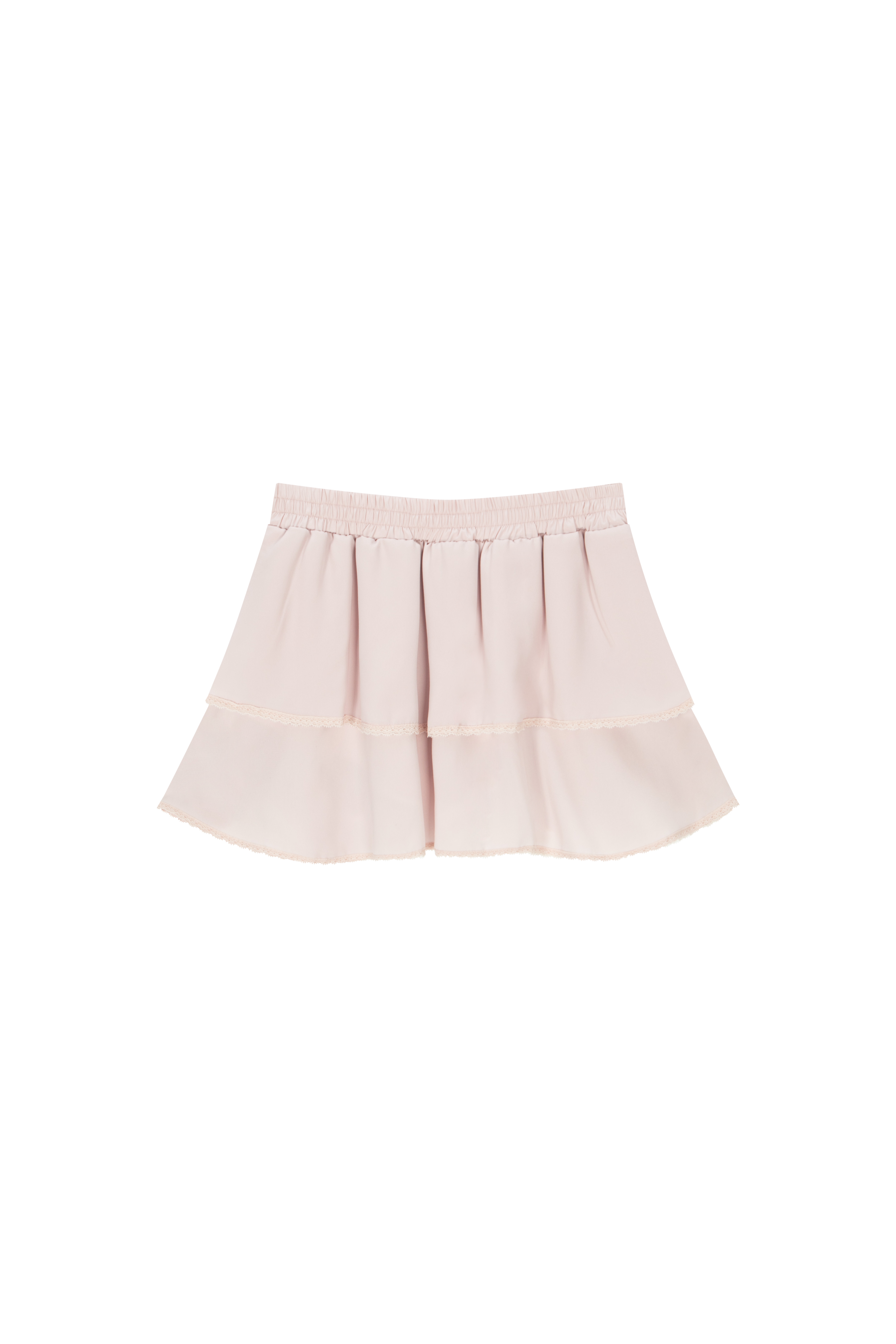 Plie Chiffon Skirt (Pink)