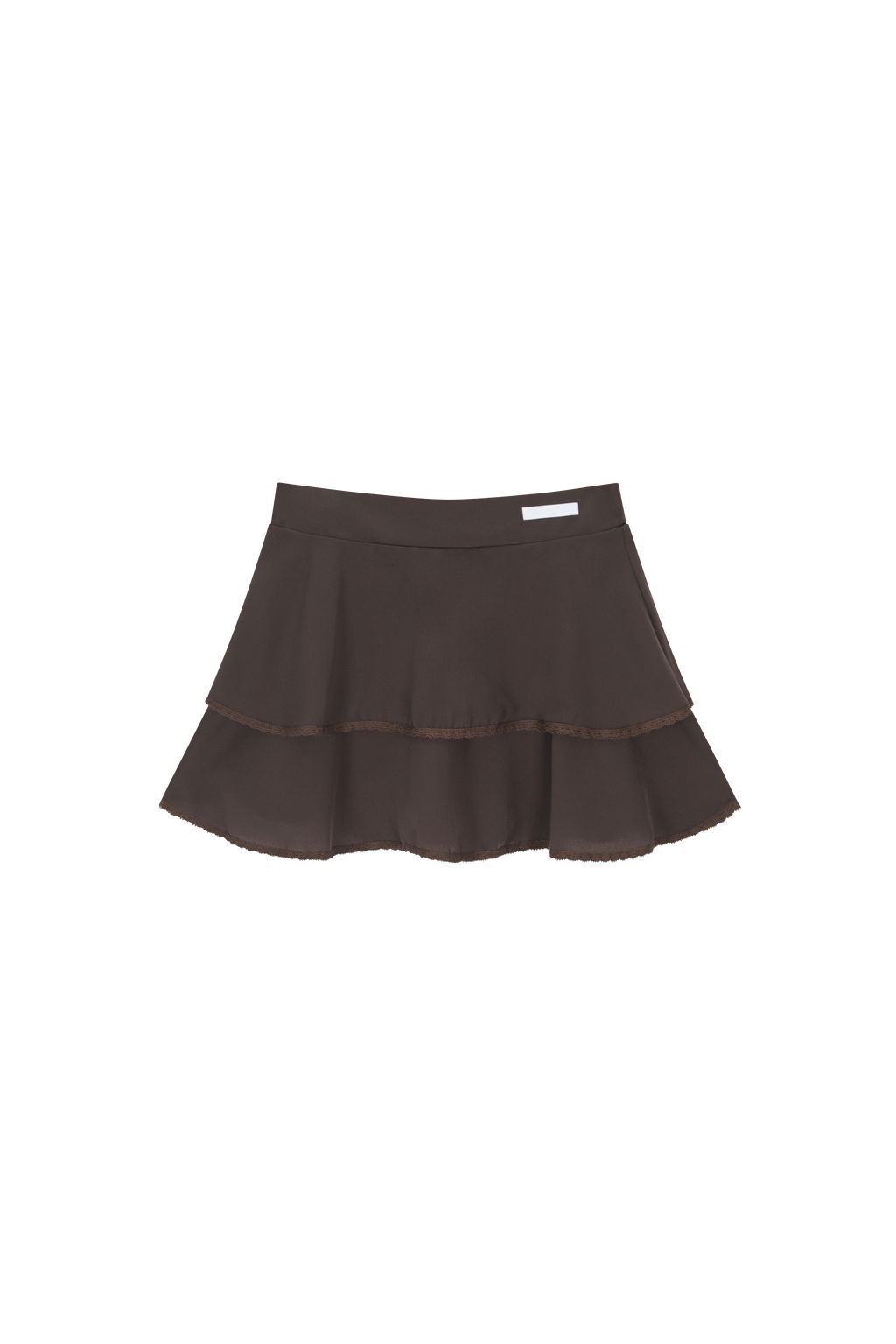 Plie Chiffon Skirt (Brown)
