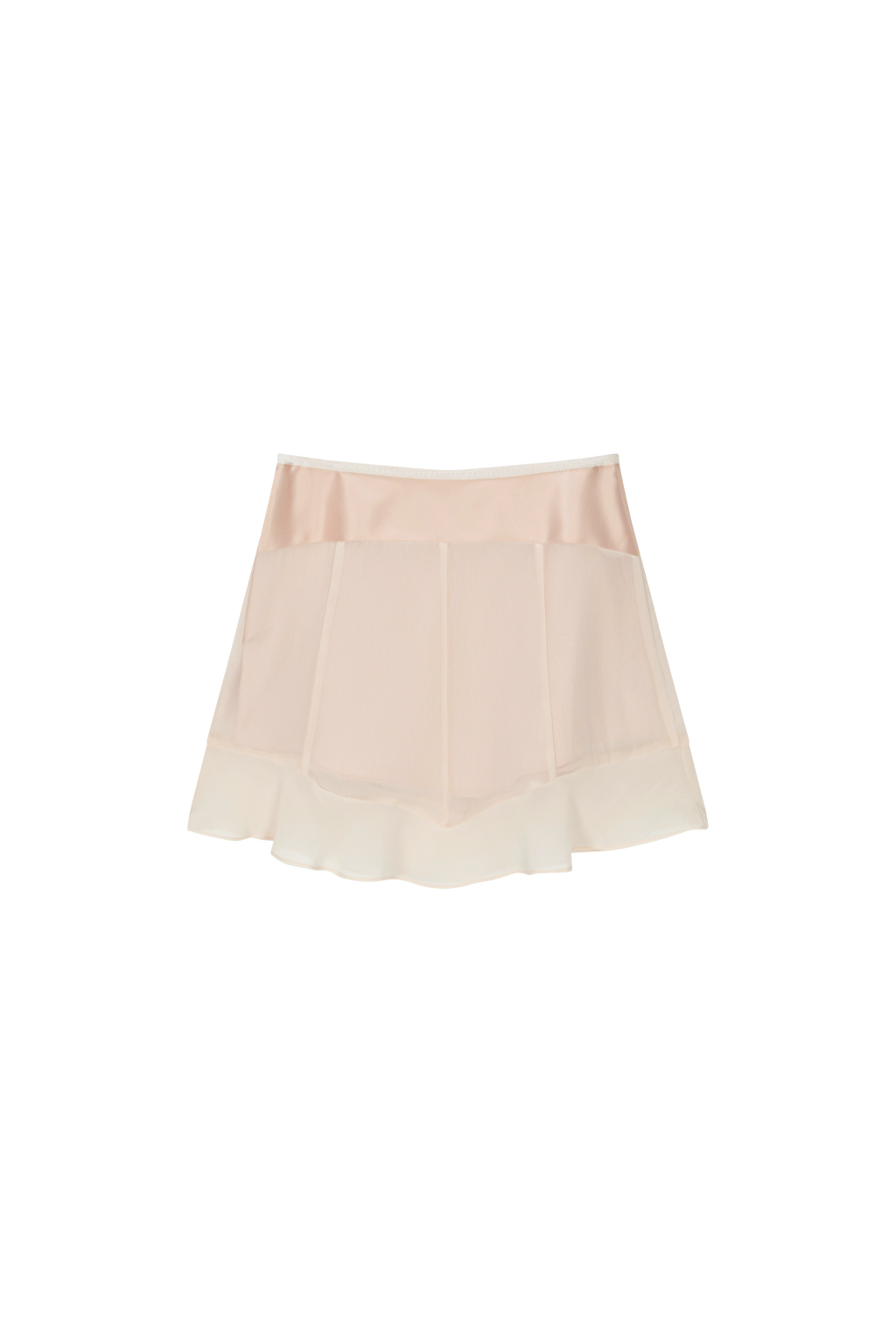 Blush Midi Skirt (Nude Pink)
