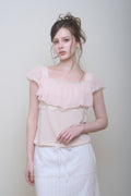 Cotton Veil Skirt (White)