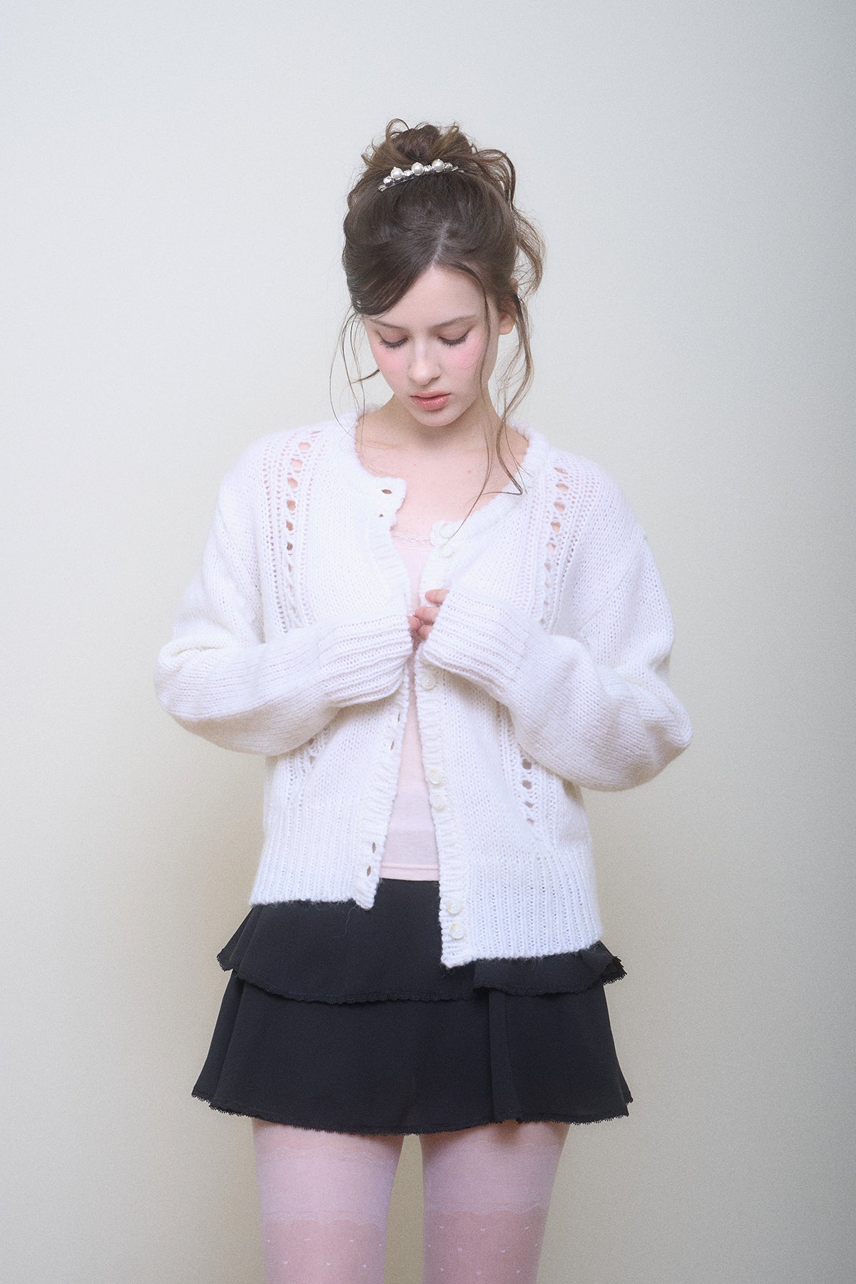 Snowflake Cardigan (Ivory)