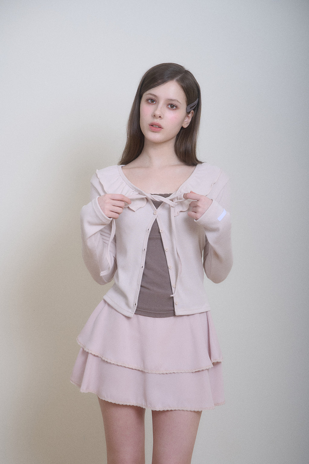 Fairy Cardigan (Cream Pink)