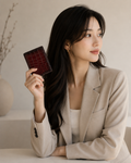Cow Crocodile Print Wallet