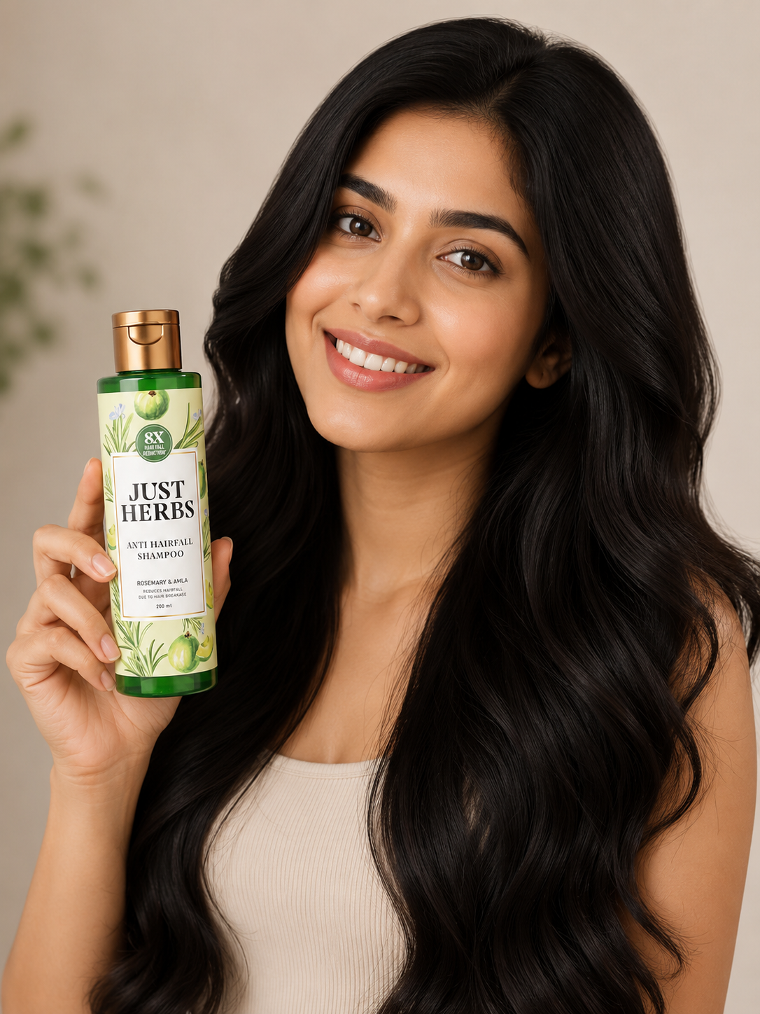 Just Herbs 8-in-1 Root Nourishing Amla Neem Shampoo