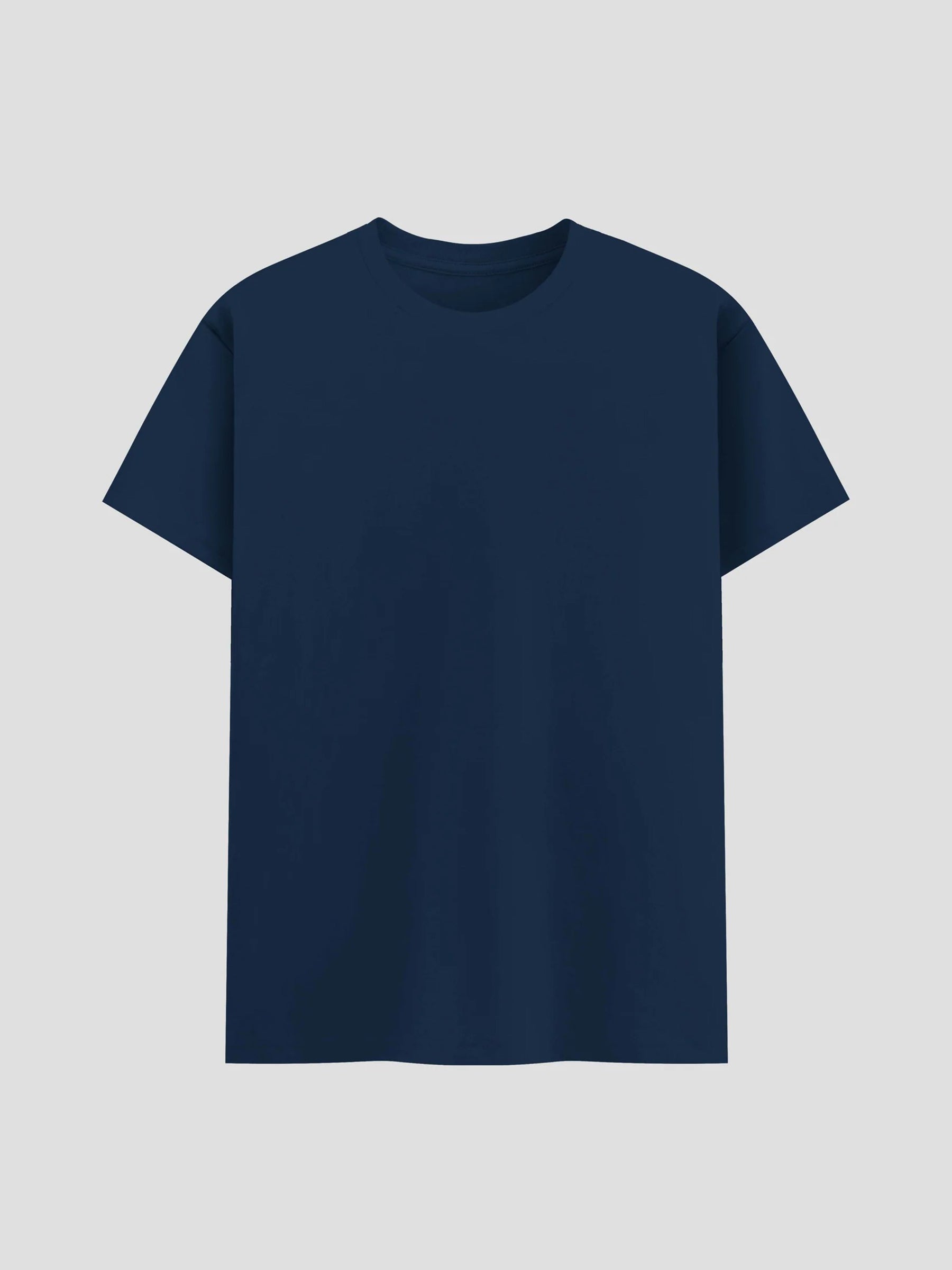 Venus 100% Cotton Navy Blue T-shirt (XL)