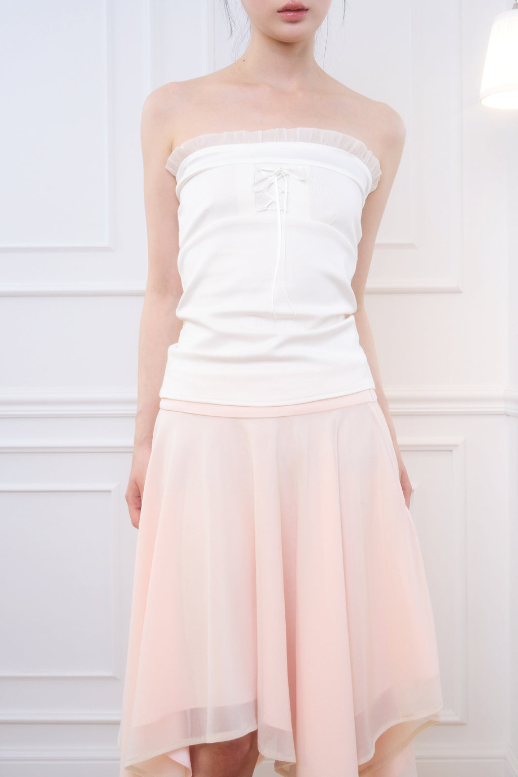 Lace Corset Top (Ivory)