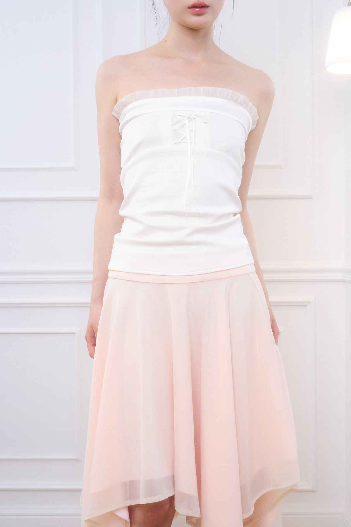 Lace Corset Top (Ivory)