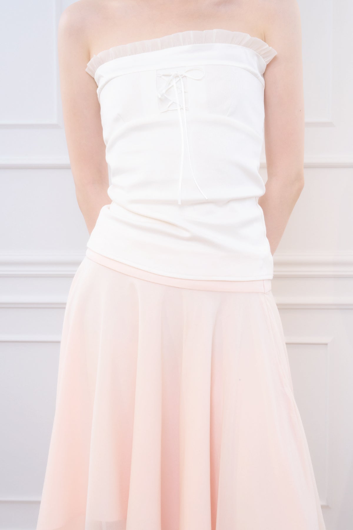 Lace Corset Top (Ivory)
