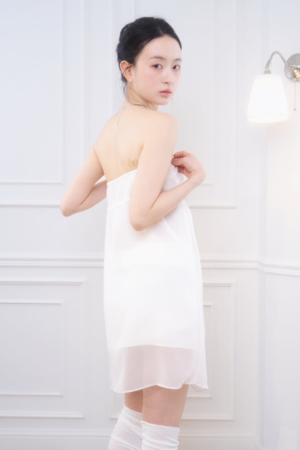 Lola Mini Dress (White)