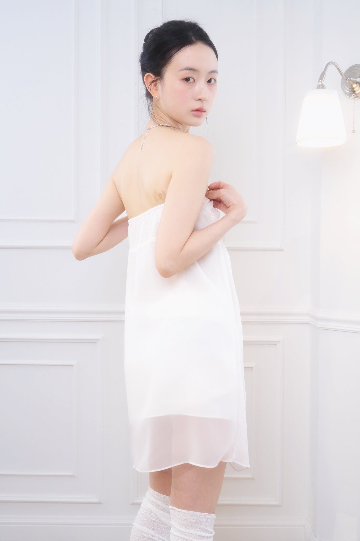 Lola Mini Dress (White)
