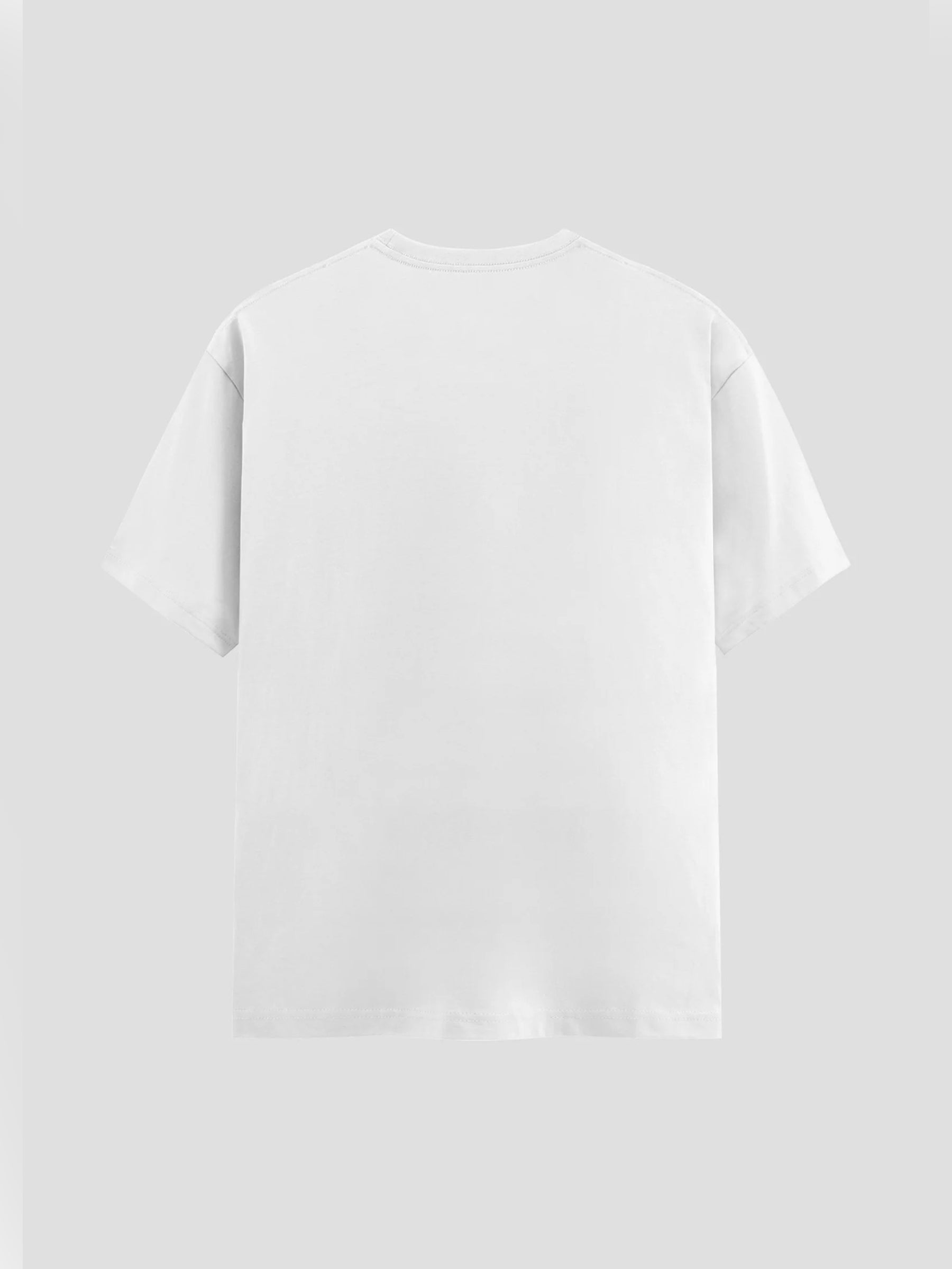 100% White Cotton T-shirt (M)