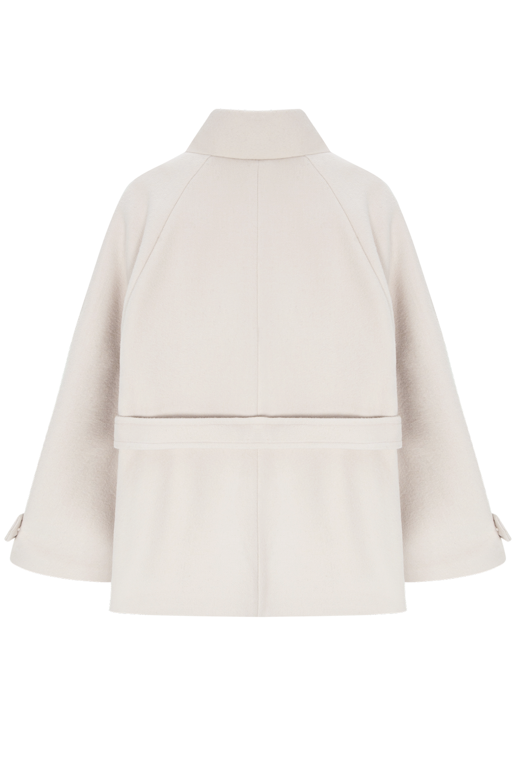 Milky Trench Wool Coat (Cream Pink)