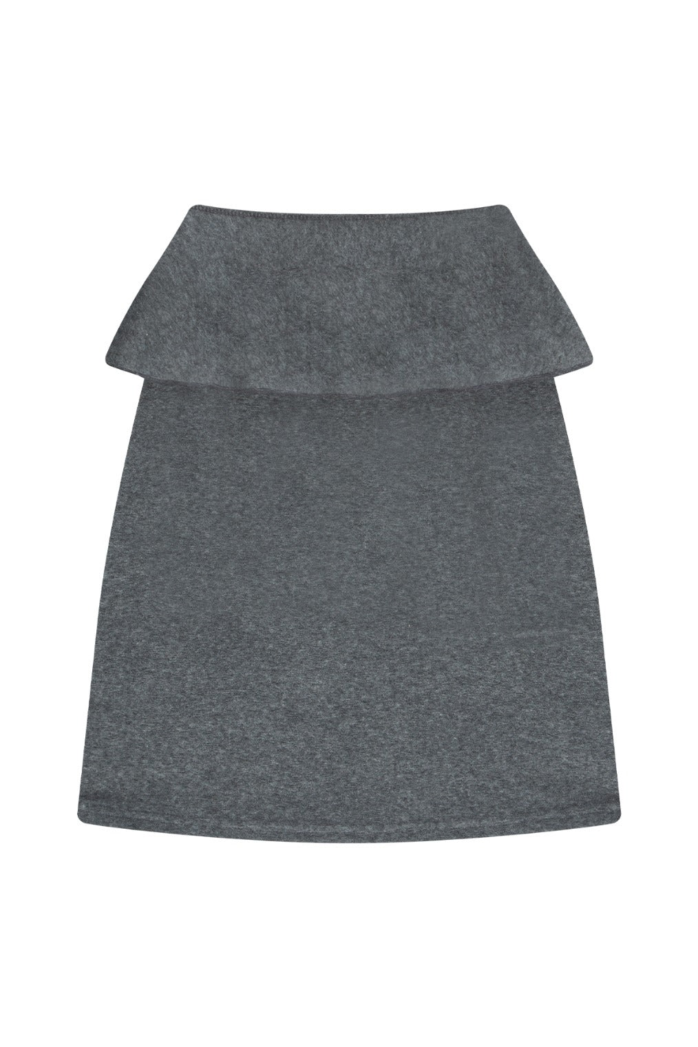 Boucle Wrap Skirt (Gray)