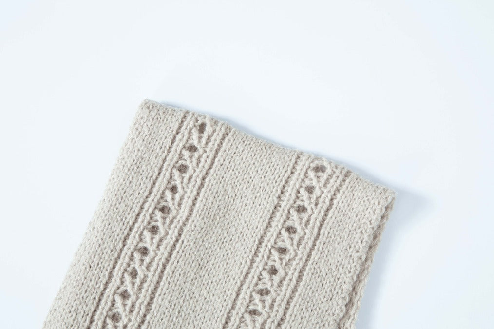 Snowflake Muffler (Cream Beige)