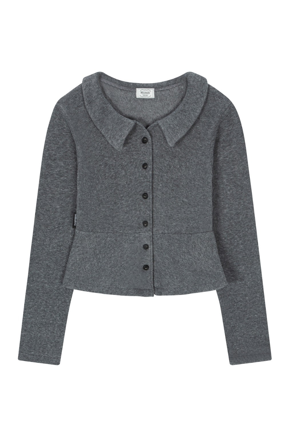 Boucle Plain Shirts (Gray)