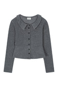 Boucle Plain Shirts (Gray)