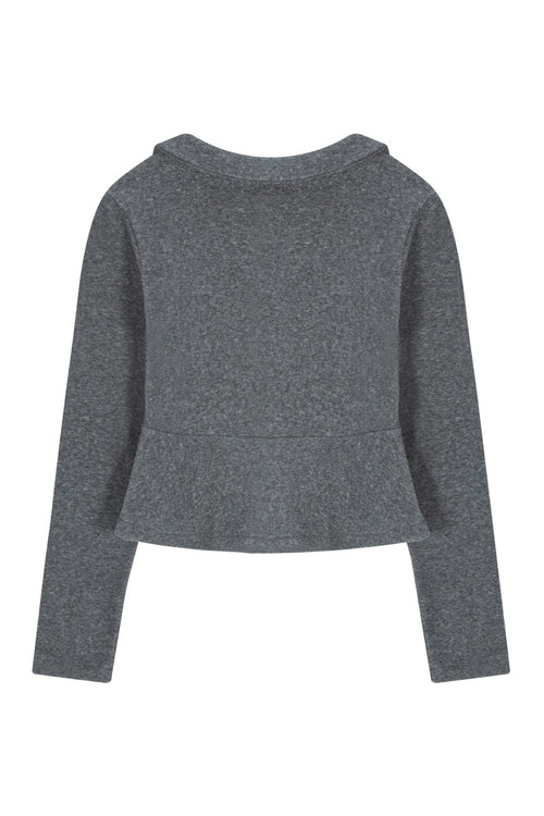 Boucle Plain Shirts (Gray)