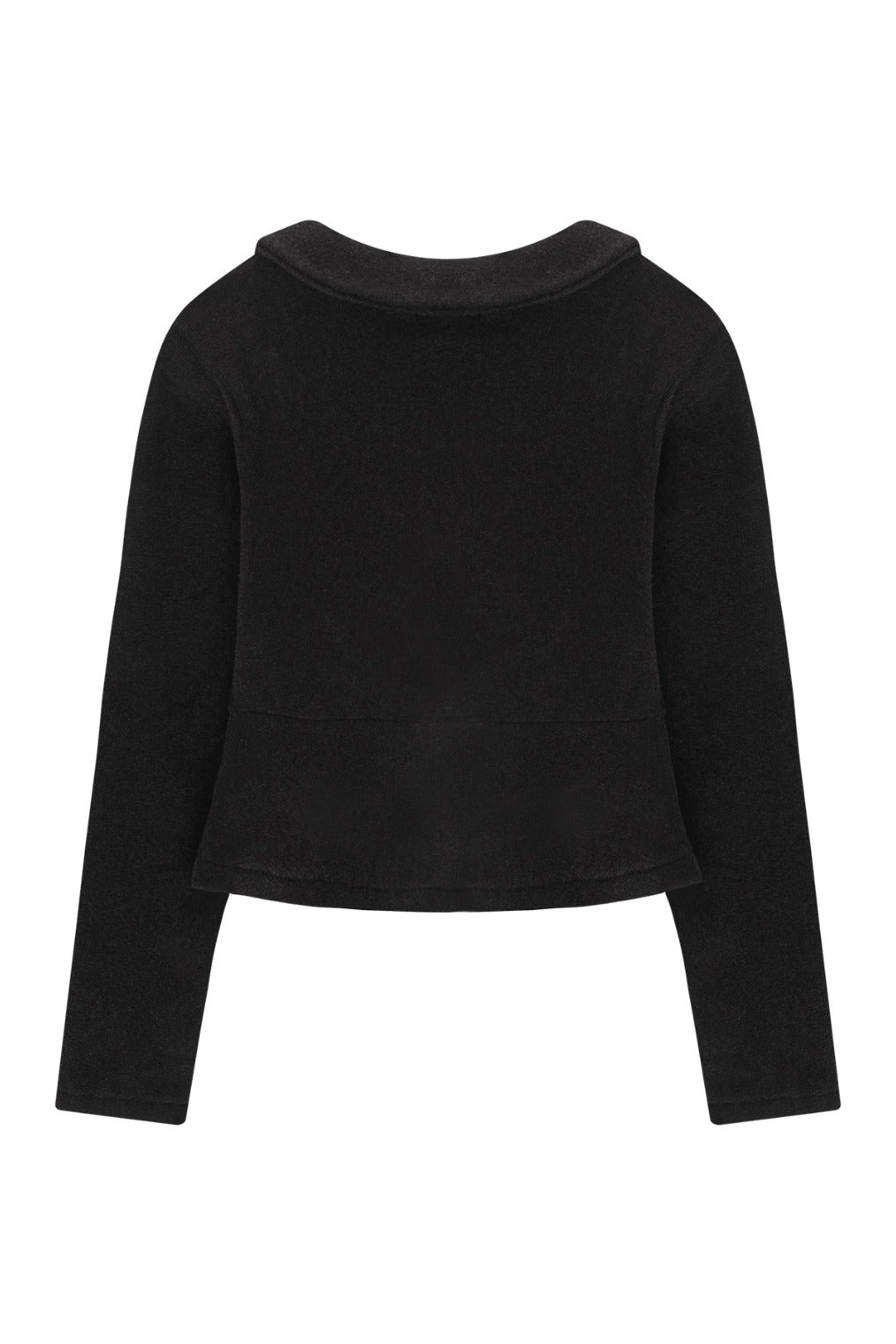 Boucle Plain Shirts (Black)