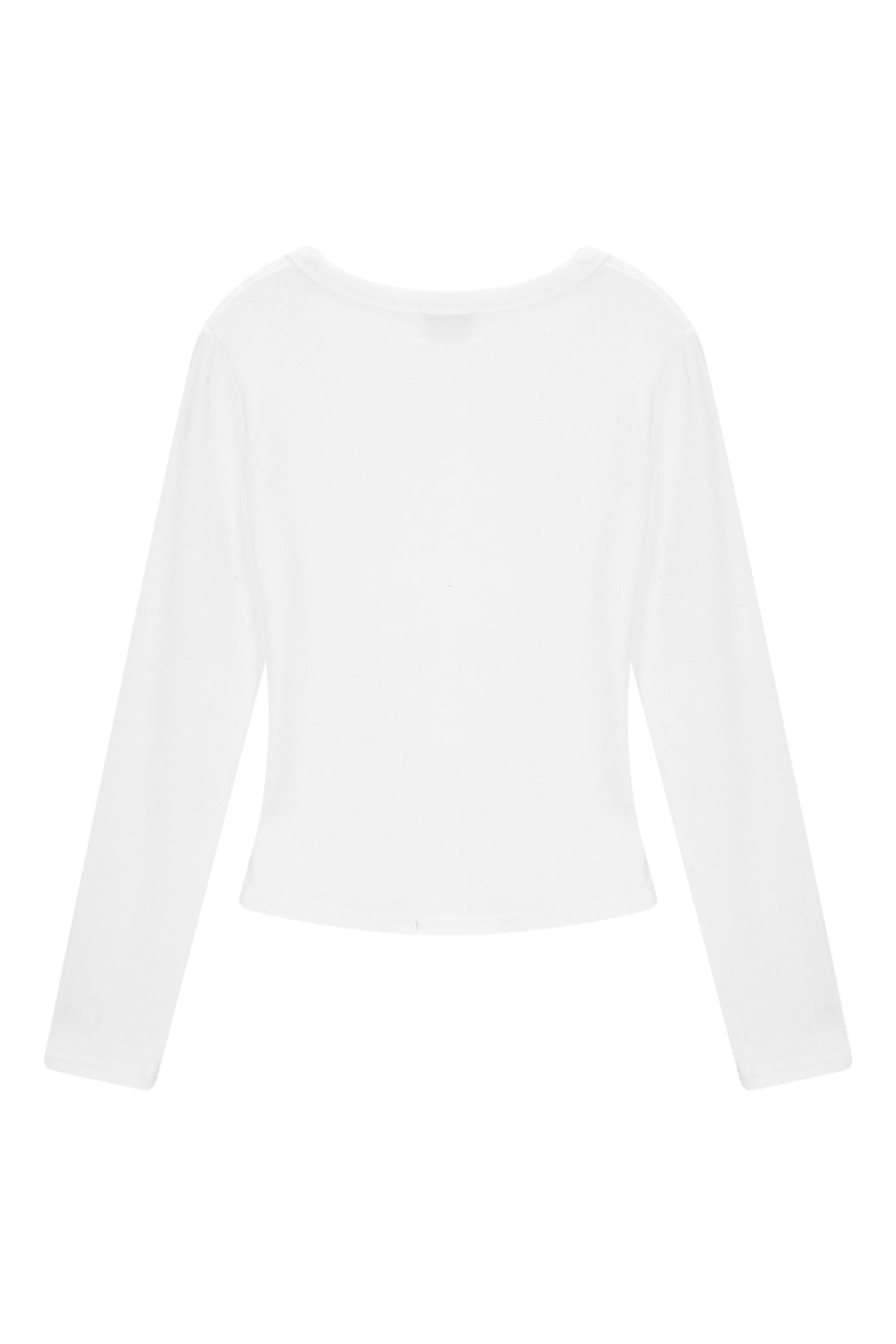 Pintuck Logo Tee (White)