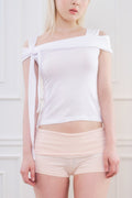 Jolie Tie Short Sleeve (White)